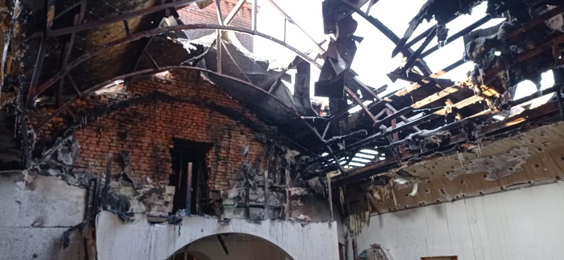 Как выглядит церковь Феодосия Черниговского после пожара – новости Днепра