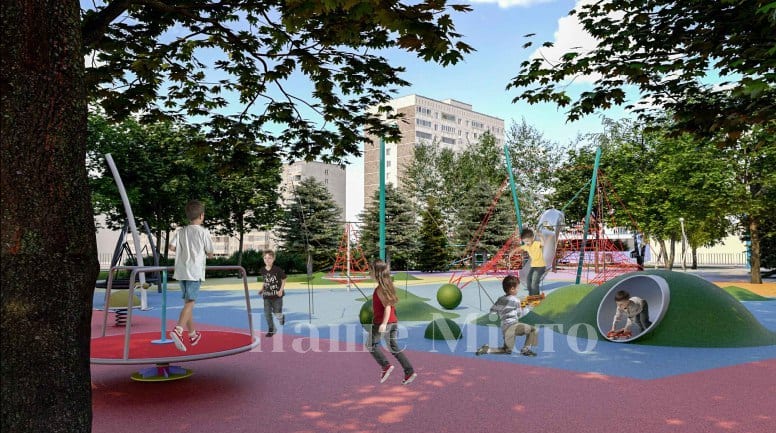 На левом берегу появится сквер с огромной детской площадкой (Фото, видео) – новости Днепра