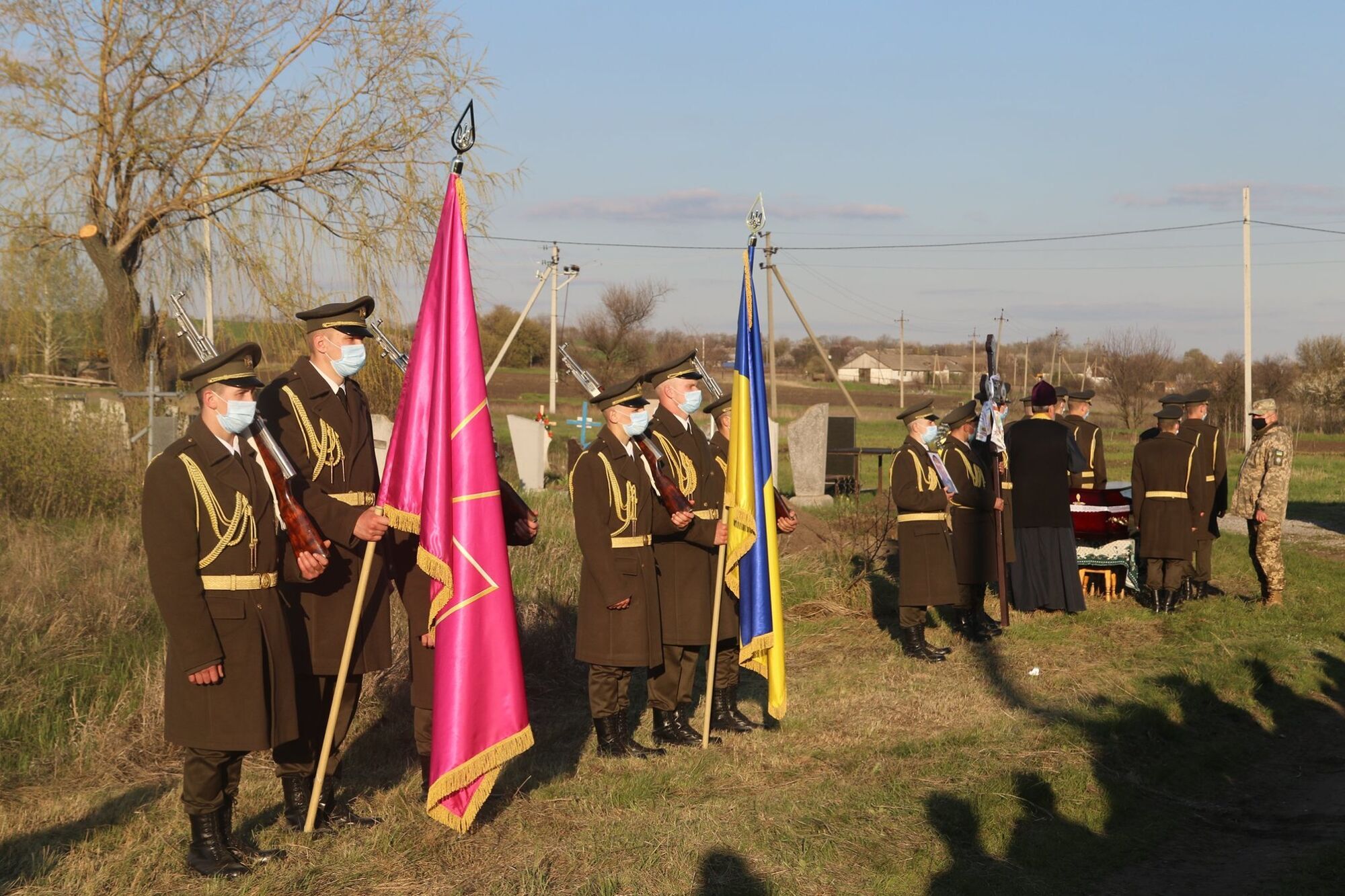 Церемония прощания состоялась в селе Николаевка