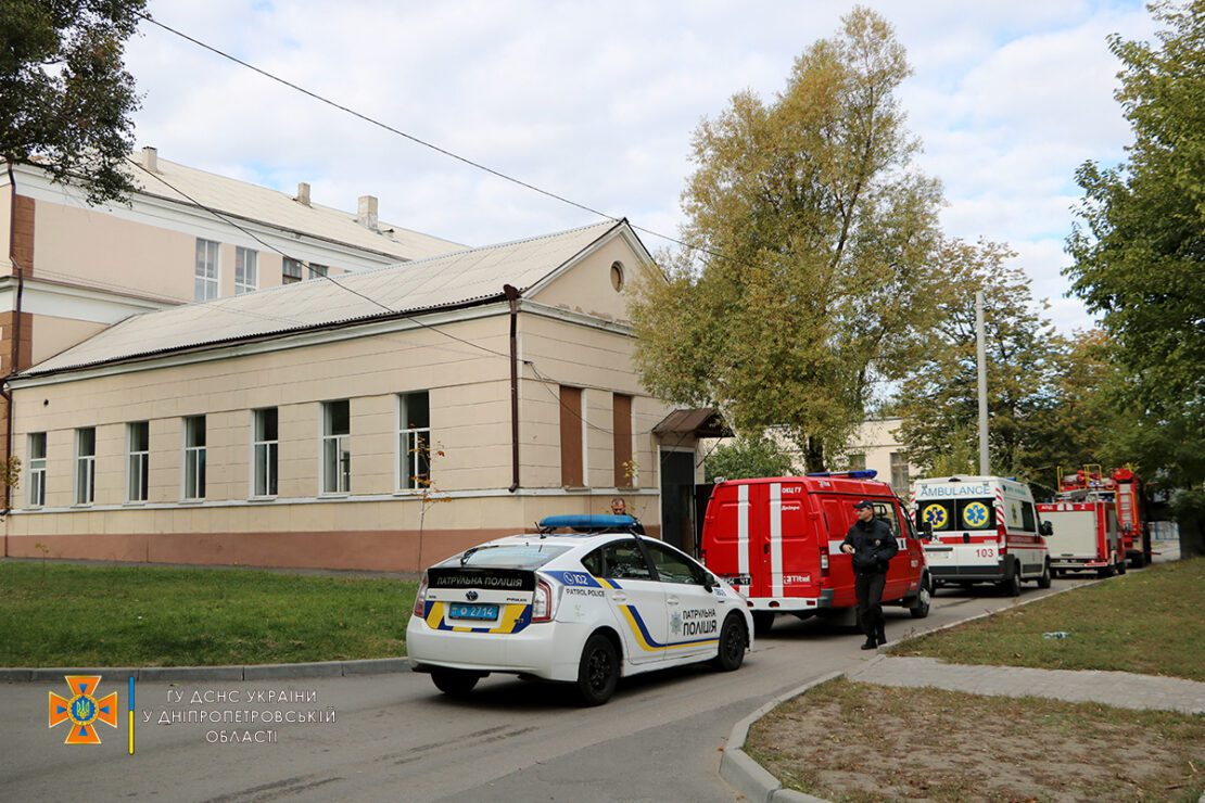 В Новокодакском районе горела школа - новости Днепра