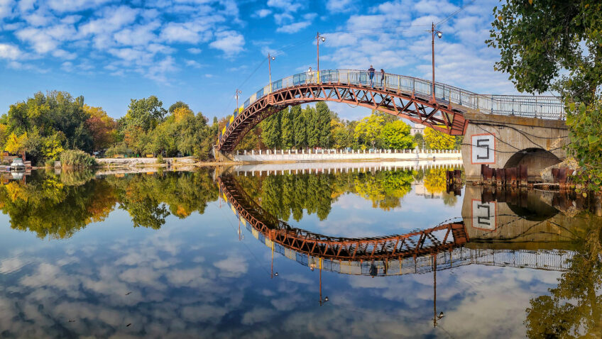Новости Днепра про В Новомосковске разрушается уникальный Горбатый мост