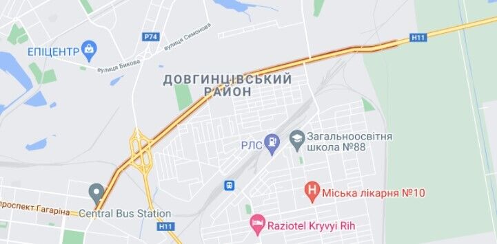 ДТП произошло на Днепропетровском шоссе в Кривом Роге