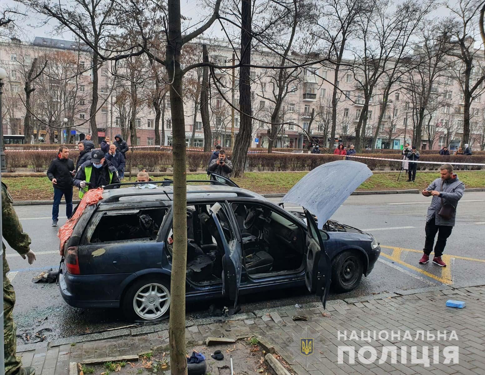 Новости Днепра про Пожар в авто на Яворницкого: в Днепре задержали киллера, который хотел убить депутата