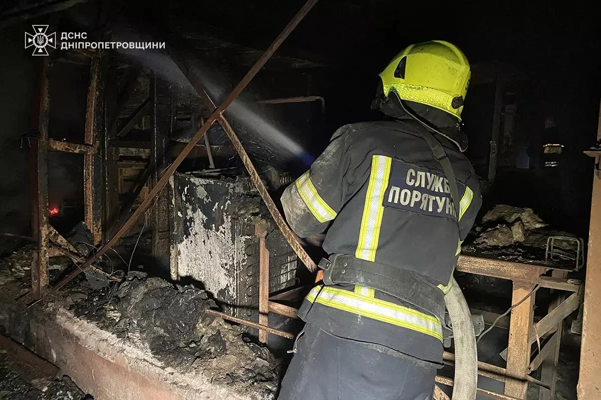 13 марта в Слобожанской поселковой территориальной общине Днепровского района произошел пожар